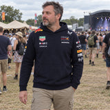 Oracle Red Bull Racing Team Hoodie with Sponsor Logos – ilustrační foto (AI)