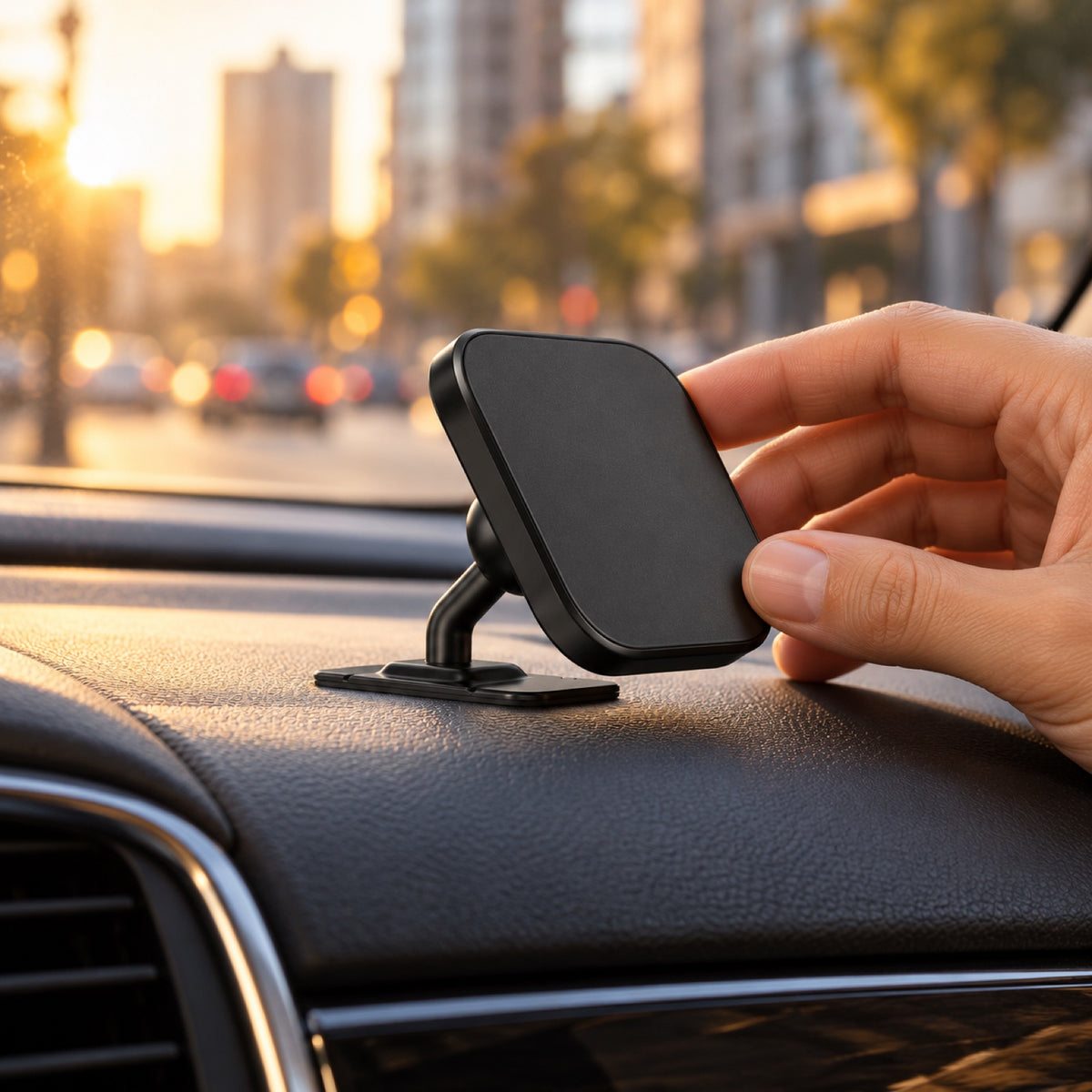 Peak Design Car Mount VHB – Black – illustrative photo (AI)