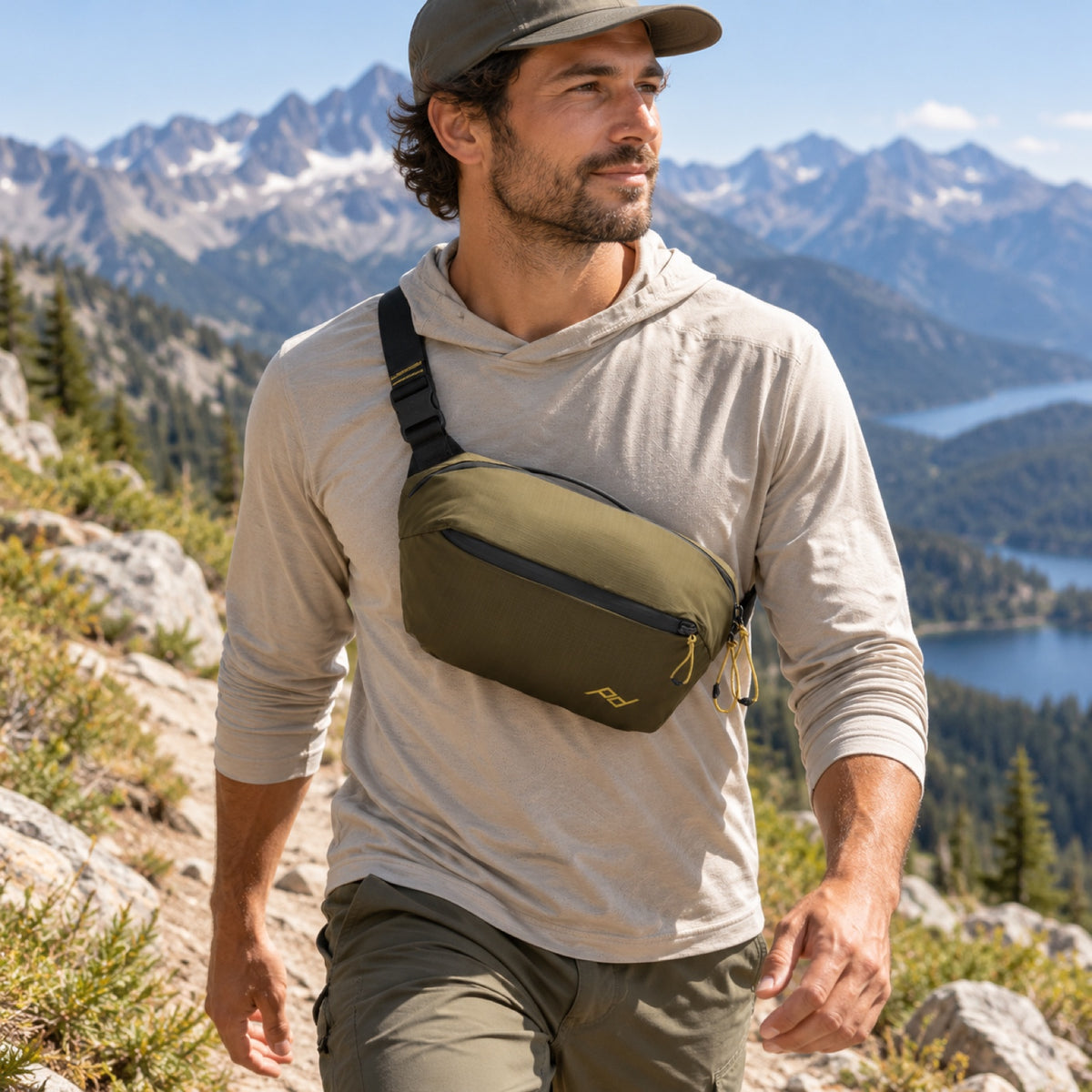 Peak Design Outdoor Sling 4L – Kelp – Illustrationsfoto (KI)