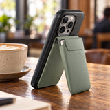 Peak Design Wallet Stand – Sage – illustrative photo (AI)