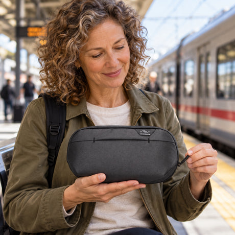 Peak Design Wash Pouch Small v2 – Schwarz – Illustrationsfoto (KI)