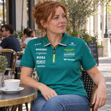 Aston Martin F1 Team Polo with Sponsor Logos – ilustrační foto 2 (AI)