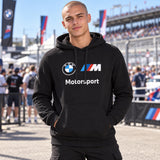 BMW Motorsport Freizeit-Hoodie – Schwarz – Illustrationsfoto (KI)
