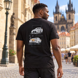 BMW Motorsport Fan T-Shirt with Racing Motif – Black – illustrative photo (AI)