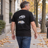 BMW Motorsport Fan T-Shirt with Racing Motif – Black – ilustrační foto (AI)