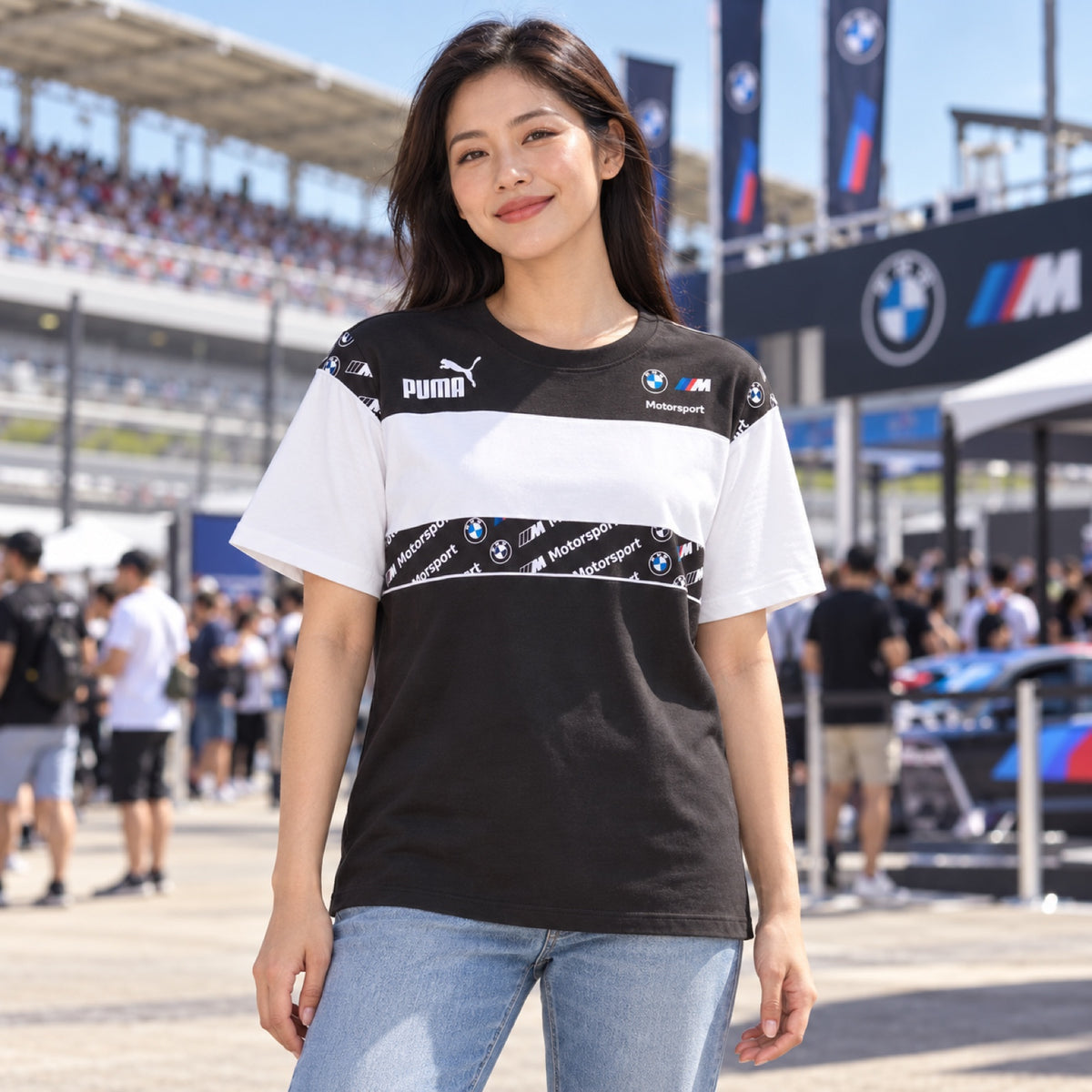 BMW Motorsport SDS Puma Freizeit-T-Shirt – Illustrationsfoto (KI)