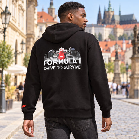 Puma F1 Drive To Survive Fan-Hoodie – Schwarz – Illustrationsfoto (KI)
