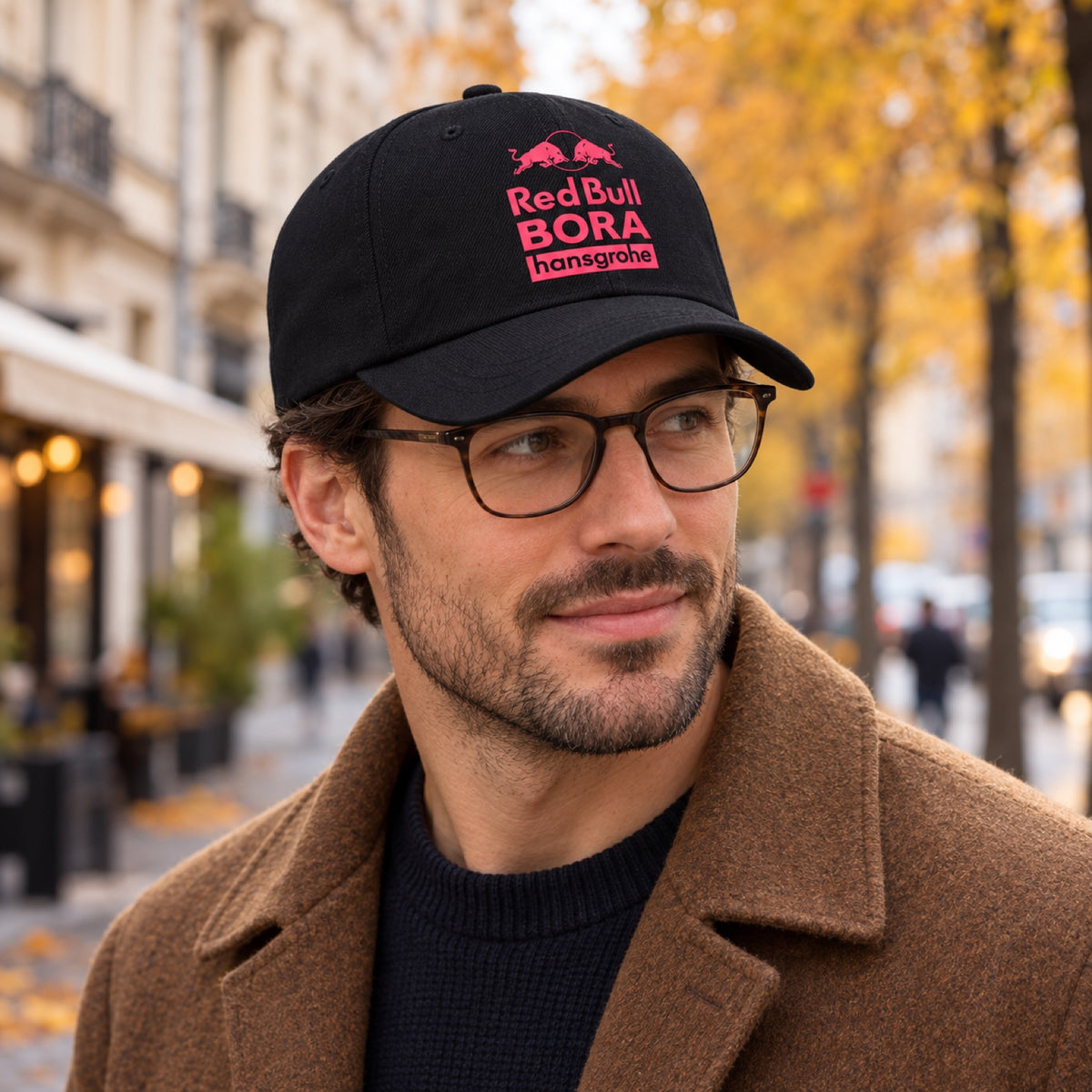 Red Bull Bora Hansgrohe Cap – GIRO D'ITALIA Edition – Illustrationsfoto (KI)