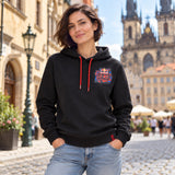 Marc Marquez 93 – Red Bull Fan-Hoodie mit Helm-Motiv – Illustrationsfoto (KI)