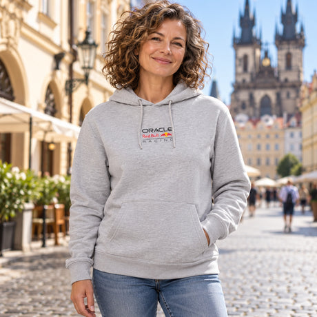 Oracle Red Bull Racing RACING Edition Hoodie mit Logo – Grau – Illustrationsfoto (KI)