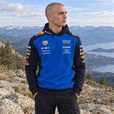 Oracle Red Bull Racing Team Hoodie with Sponsor Logos – ilustrační foto (AI)