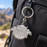 Red Bull Rampage FREERIDE Metal Keyring – illustrative photo (AI)