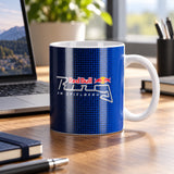 Red Bull Ring Keramiktasse – Blau – Illustrationsfoto (KI)