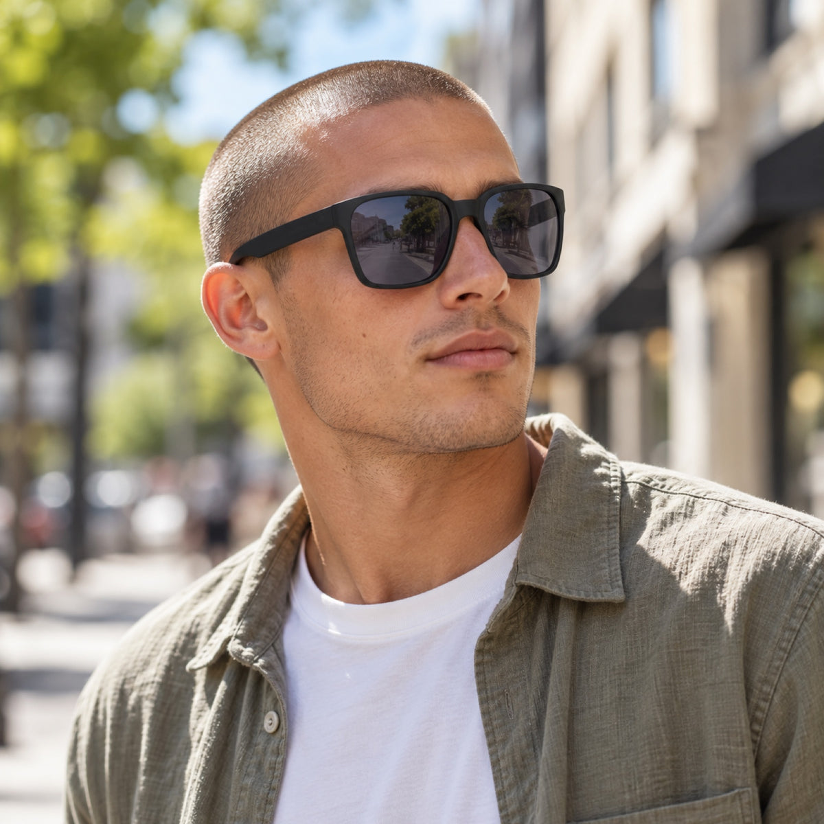 Red Bull Spect ELIOT Sunglasses – Black with Smoke Lenses – illustrative photo (AI)