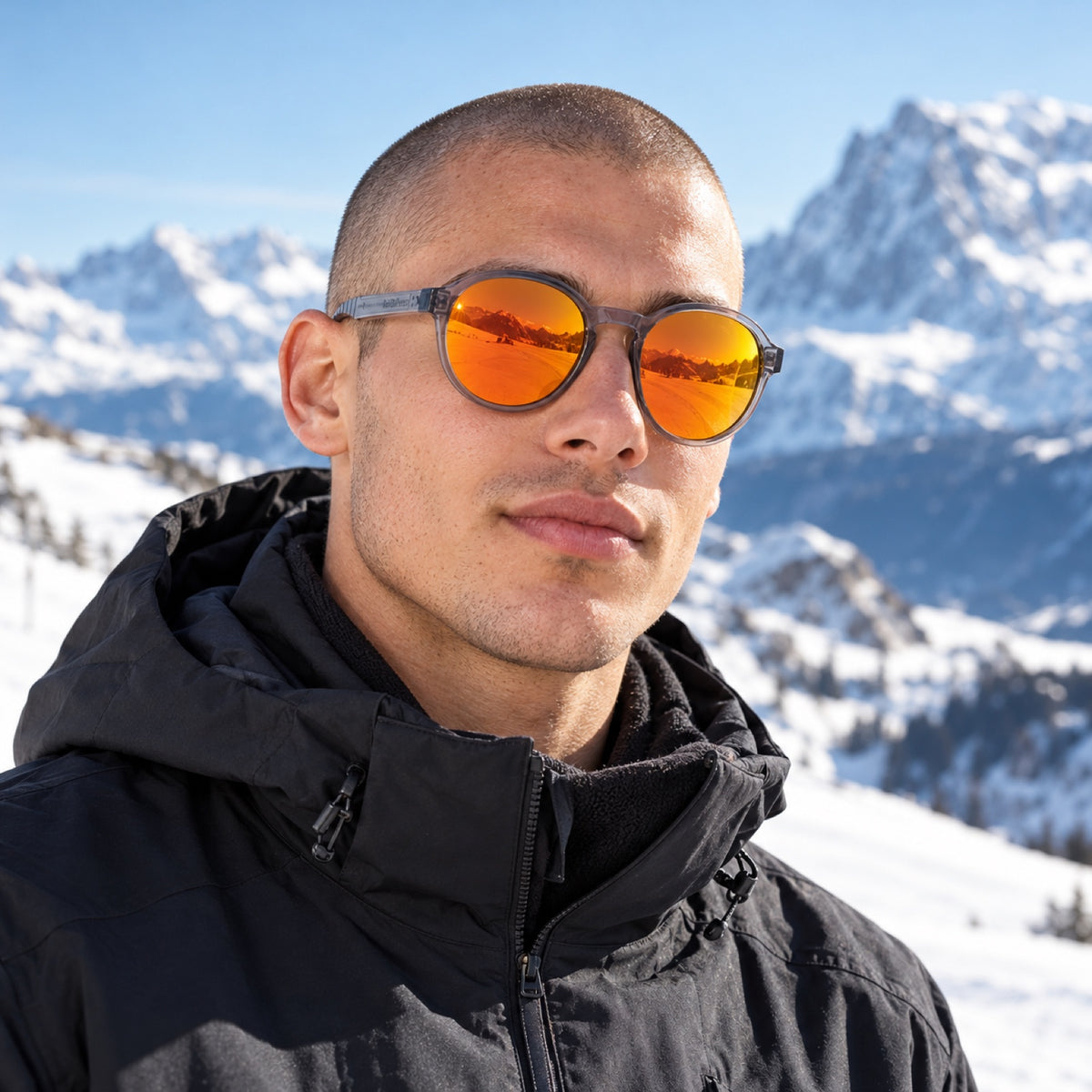 Red Bull Spect MARGO Sunglasses – Grey, Brown Lenses – illustrative photo (AI)