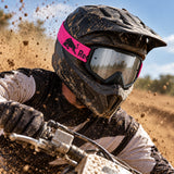 Red Bull Spect WHIP Motocross Goggles – Black with Silver Lens – illustrative photo (AI)