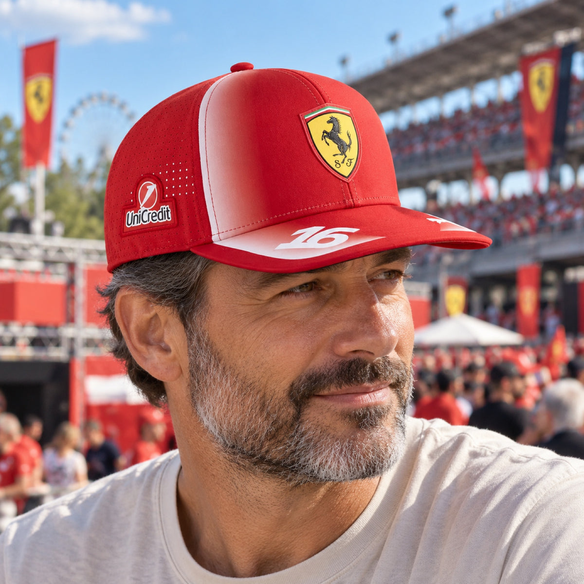 Charles Leclerc Scuderia Ferrari F1 x Puma Cap – Team Edition – illustrative photo (AI)