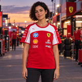 Scuderia Ferrari F1 x Puma Women's Team T-Shirt with Sponsor Logos – illustrative photo (AI)