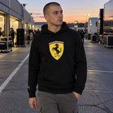 Scuderia Ferrari F1 Casual Hoodie with Large Logo – Black – ilustrační foto (AI)