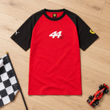 Lewis Hamilton Scuderia Ferrari F1 x Puma Kinder-T-Shirt – Fan Edition – 152 cm – Illustrationsfoto (KI)
