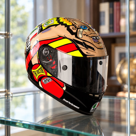Valentino Rossi MotoGP Misano 2012 Helmmodell – Illustrationsfoto (KI)