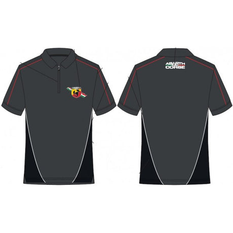 Abarth Poloshirt grau