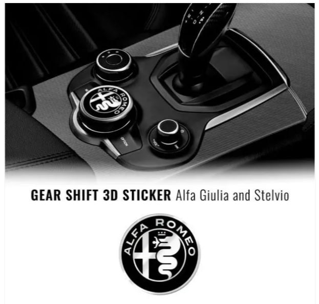 Alfa Romeo Aufkleber Gear shift 51 mm