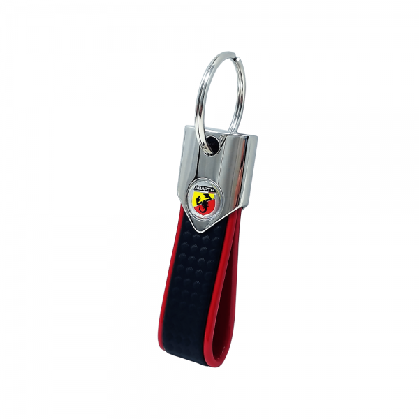 Abarth Schlüsselanhänger BAND Carbon