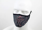 Alfa Romeo Carbon Gesichtsmaske schwarz – offizielles Produkt