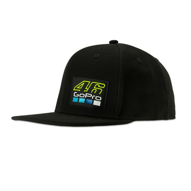 VR46 Valentino Rossi GoPro Cap – Black, Flat Peak