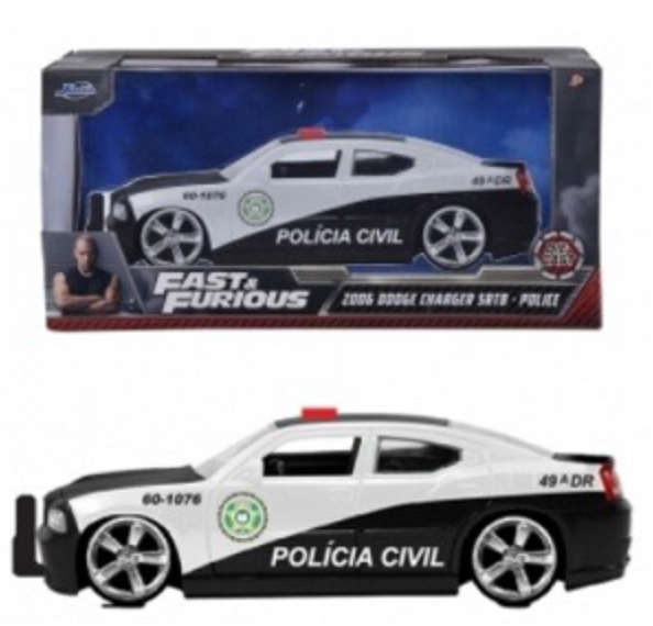 Modell Fast & Furious Dodge Charger Polícia Civil