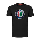 Alfa Romeo T-shirt black with AR logo