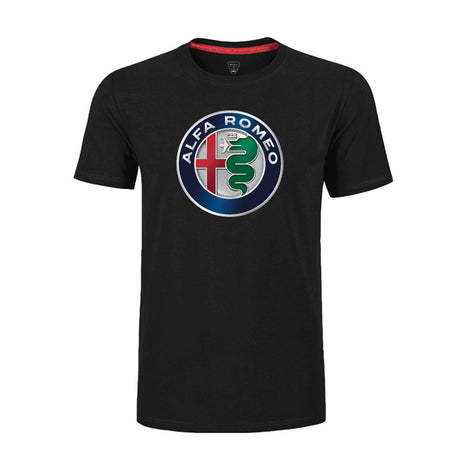 Alfa Romeo T-Shirt schwarz mit AR-Logo