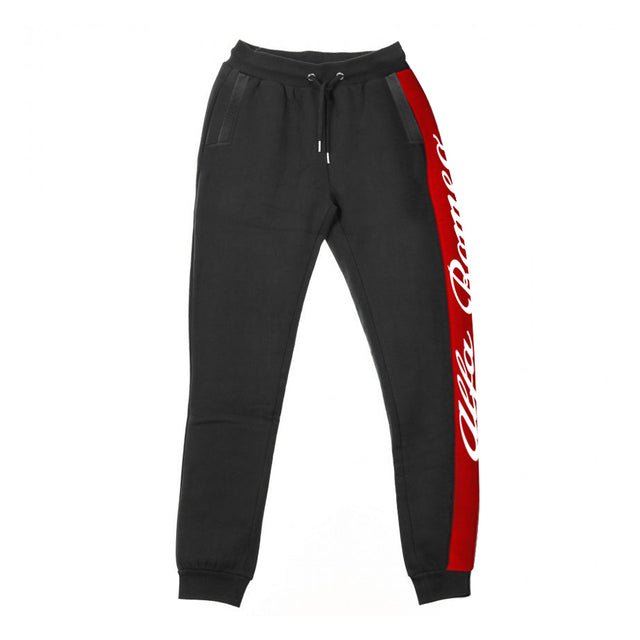 Alfa Romeo sweatpants with AR logo, dark grey