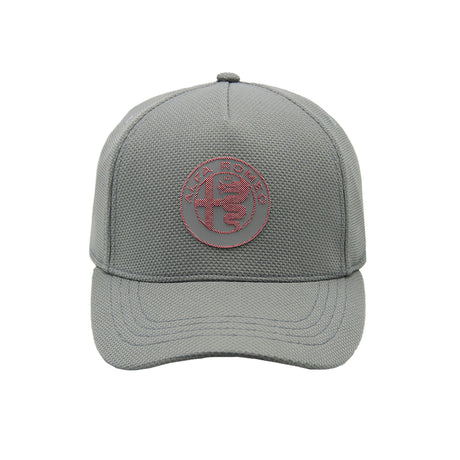 Alfa Romeo logo cap grey