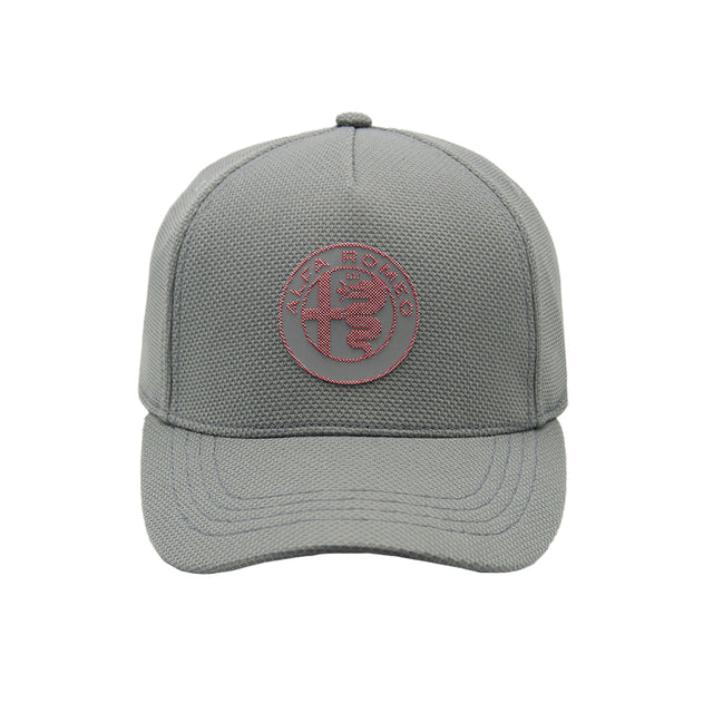 Alfa Romeo logo cap grey