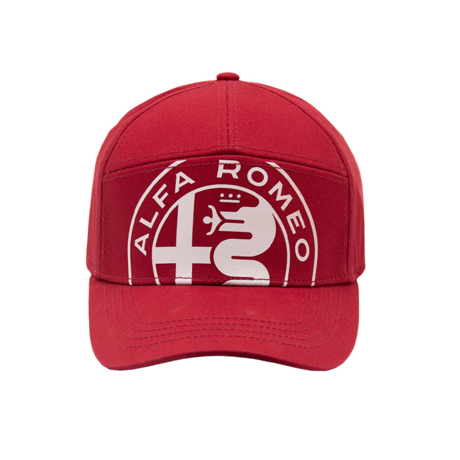 Alfa Romeo Cap mit großem Logo rot