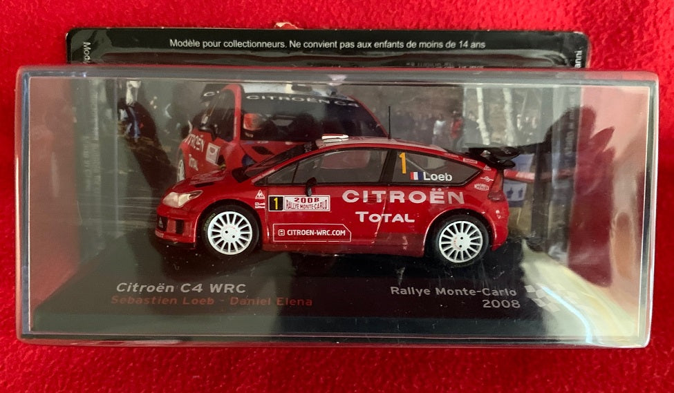 Modell Citroen C4 WRC Loeb Monte Carlo 2008