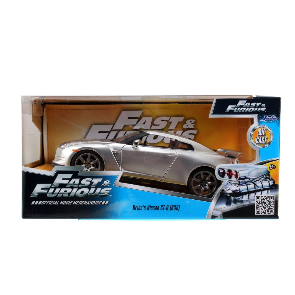 Modell Fast & Furious Nissan GT-R Silver 2009 Brian's