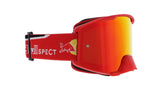 Red Bull Spect Motocrossbrille STRIVE S rot mit rotem Glas
