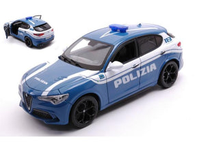Bburago Alfa Romeo Stelvio Polizia Model 1:24