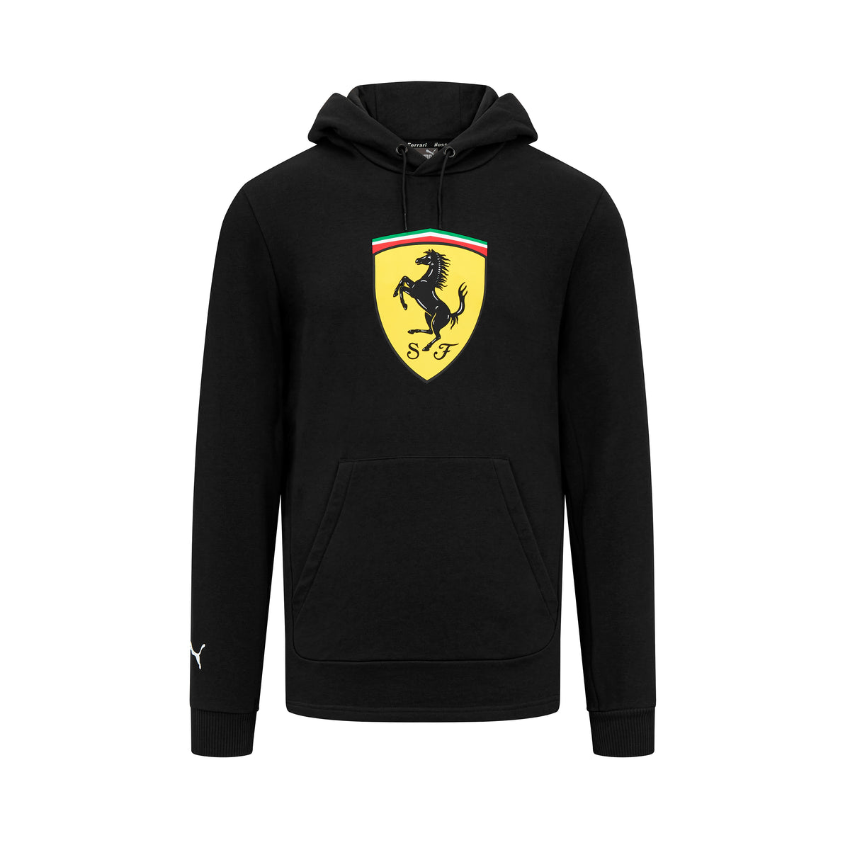 Scuderia Ferrari F1 Freizeit-Sweatshirt mit großem Logo schwarz