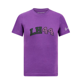 Mercedes AMG Petronas F1 Kinder-T-Shirt Lewis Hamilton lila – 164 CM
