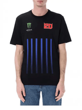 Fabio Quartararo T-Shirt Monster Energy Stripes schwarz
