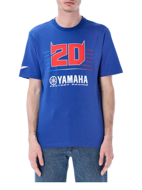 Fabio Quartararo T-Shirt Yamaha MotoGP Logo blau