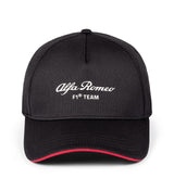 Alfa Romeo F1 Team Teamkappe mit gebogenem Schirm schwarz