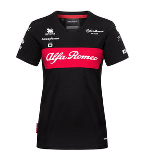 Alfa Romeo F1 Team women's team T-shirt black