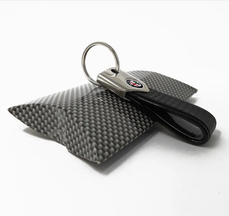 Alfa Romeo Schlüsselanhänger BAND Carbon schwarz