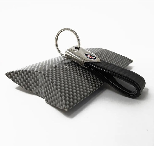 Alfa Romeo Schlüsselanhänger BAND Carbon schwarz