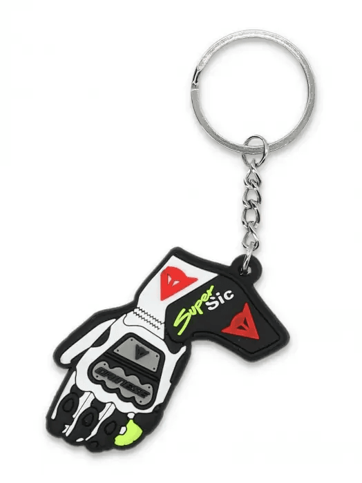Marco Simoncelli Super Sic Handschuh-Schlüsselanhänger
